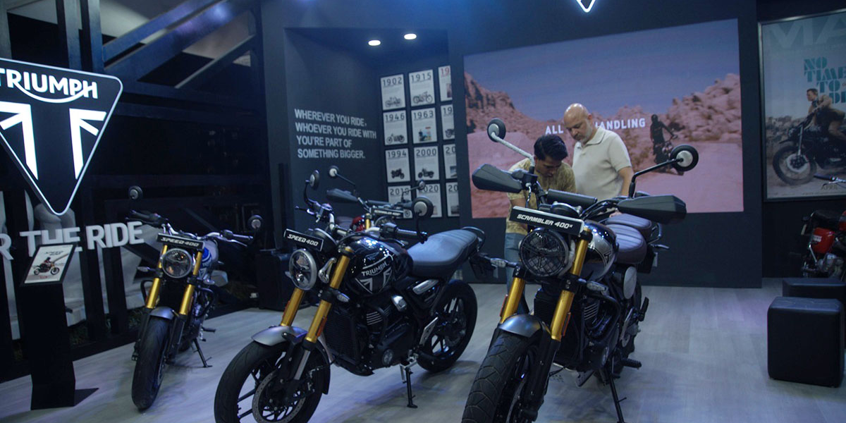 HH & Co launches Triumph Speed 400, Scrambler 400 X at NADA Auto Show