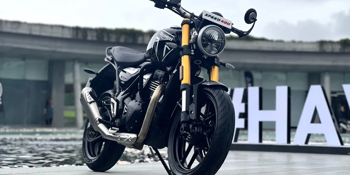 Triumph Speed 400 has launched at the NADA Auto Show 2024